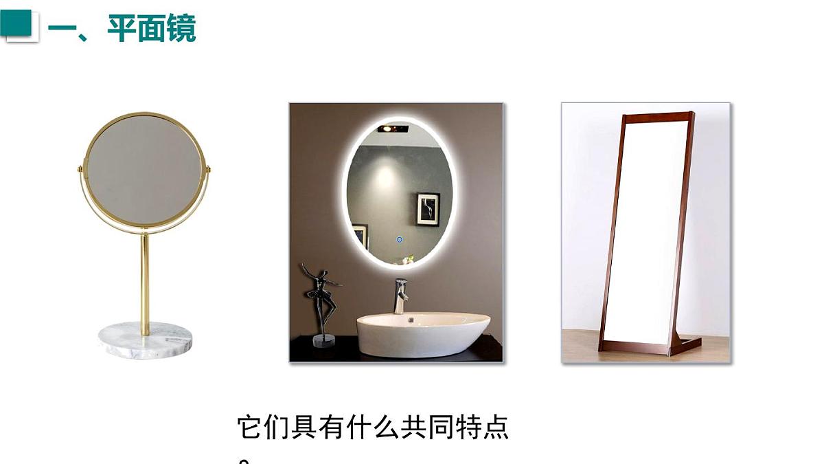 2025年秋沪科版八年级物理全一册 第二节  探究：平面镜成像的特点（课件）第3页