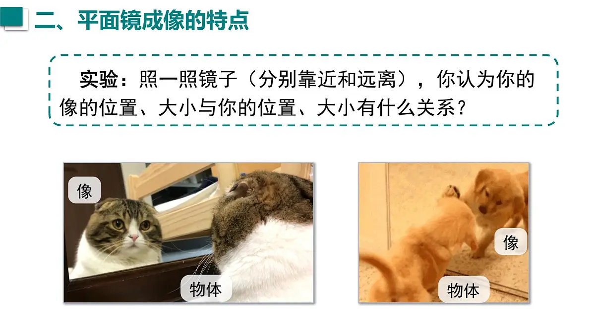 2025年秋沪科版八年级物理全一册 第二节 探究：平面镜成像的特点（课件）第5页