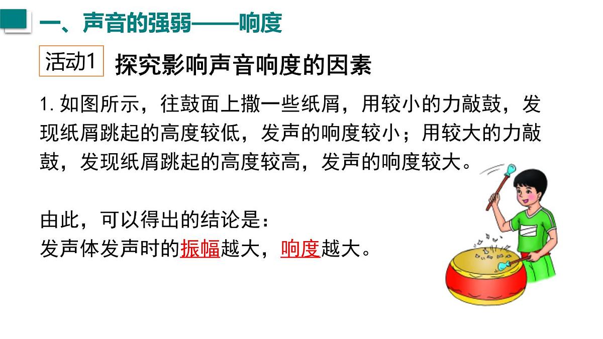 2025年秋沪粤版八年级物理上册 2.3 响度与音色（课件）第4页