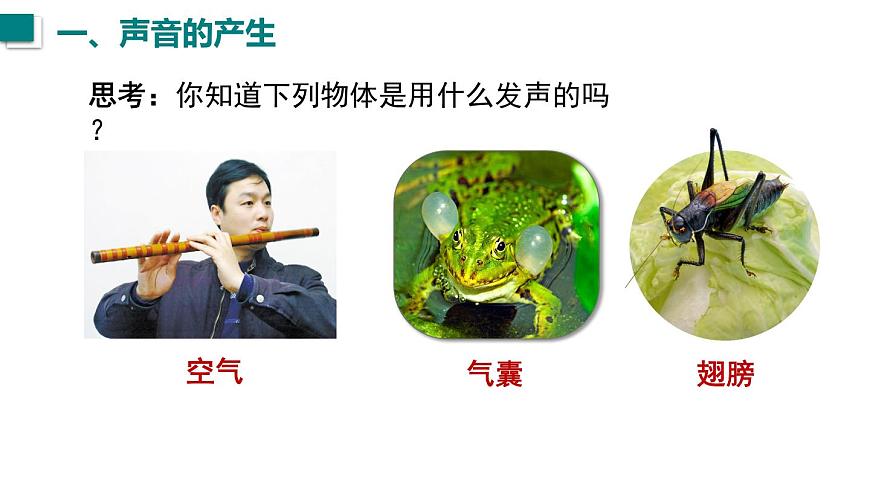 2025年秋人教八年级物理上册 第1节  声音的产生与传播（课件）第5页