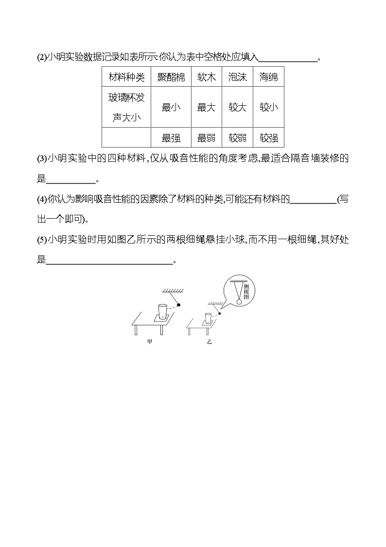 鲁科版（五四学制）八年级上册物理第二章　第四节　乐音与噪音练习（含答案）第3页