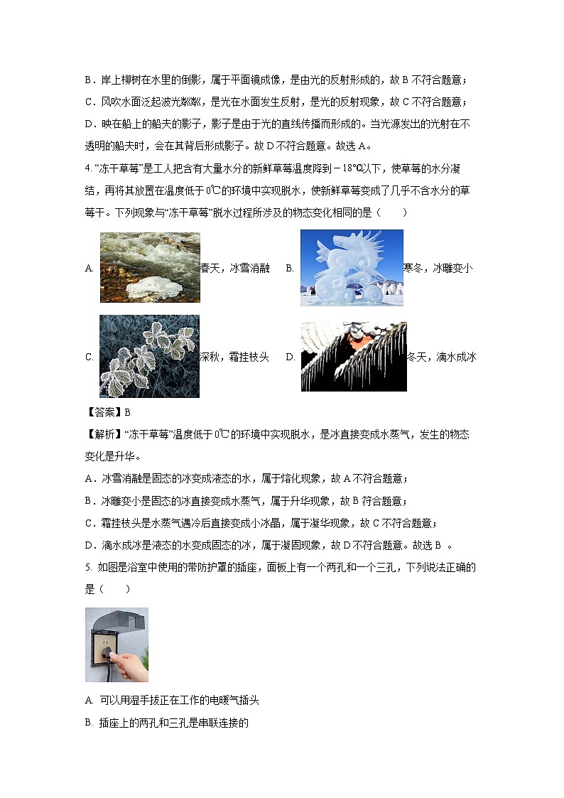 2025年山东省临沂市罗庄区中考二模[中考模拟]物理试卷（解析版）第2页
