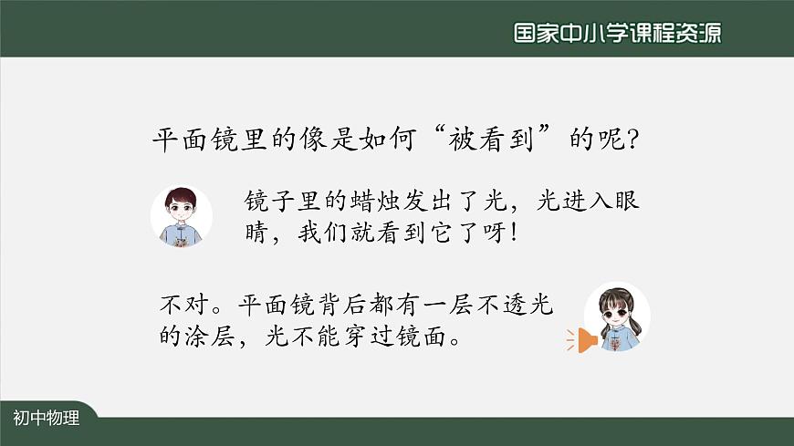 4.3平面镜成像(第二课时)第6页