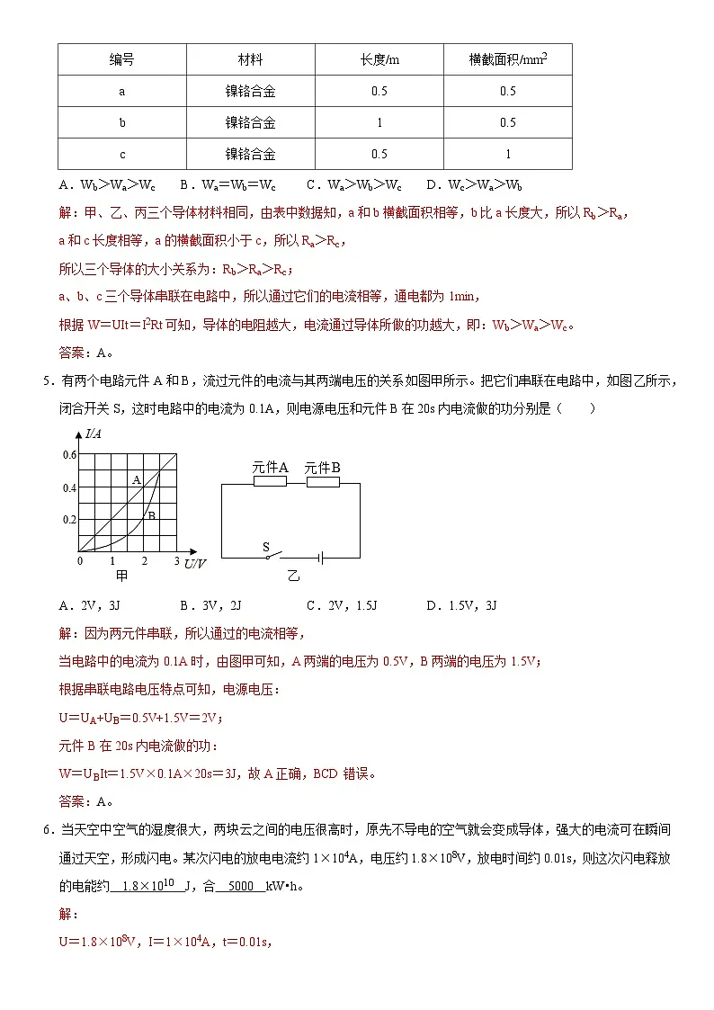 第18章 电功率（高频考点精讲）（解析版）第3页