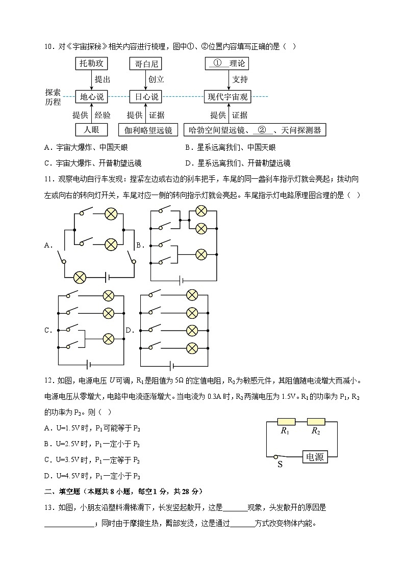 【真题】江苏省扬州市2025年中考物理试卷（含答案解析）第3页