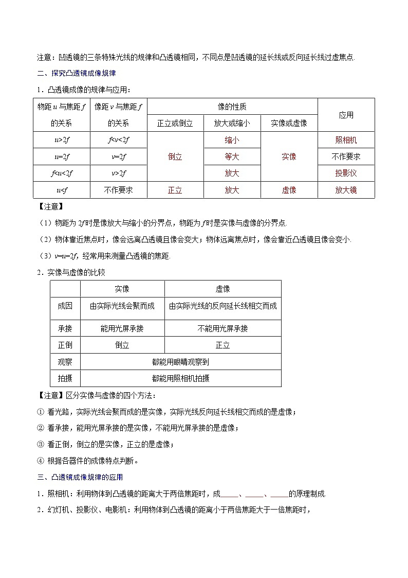 专题03　透镜及其运用【考点精讲】（原卷版）第2页