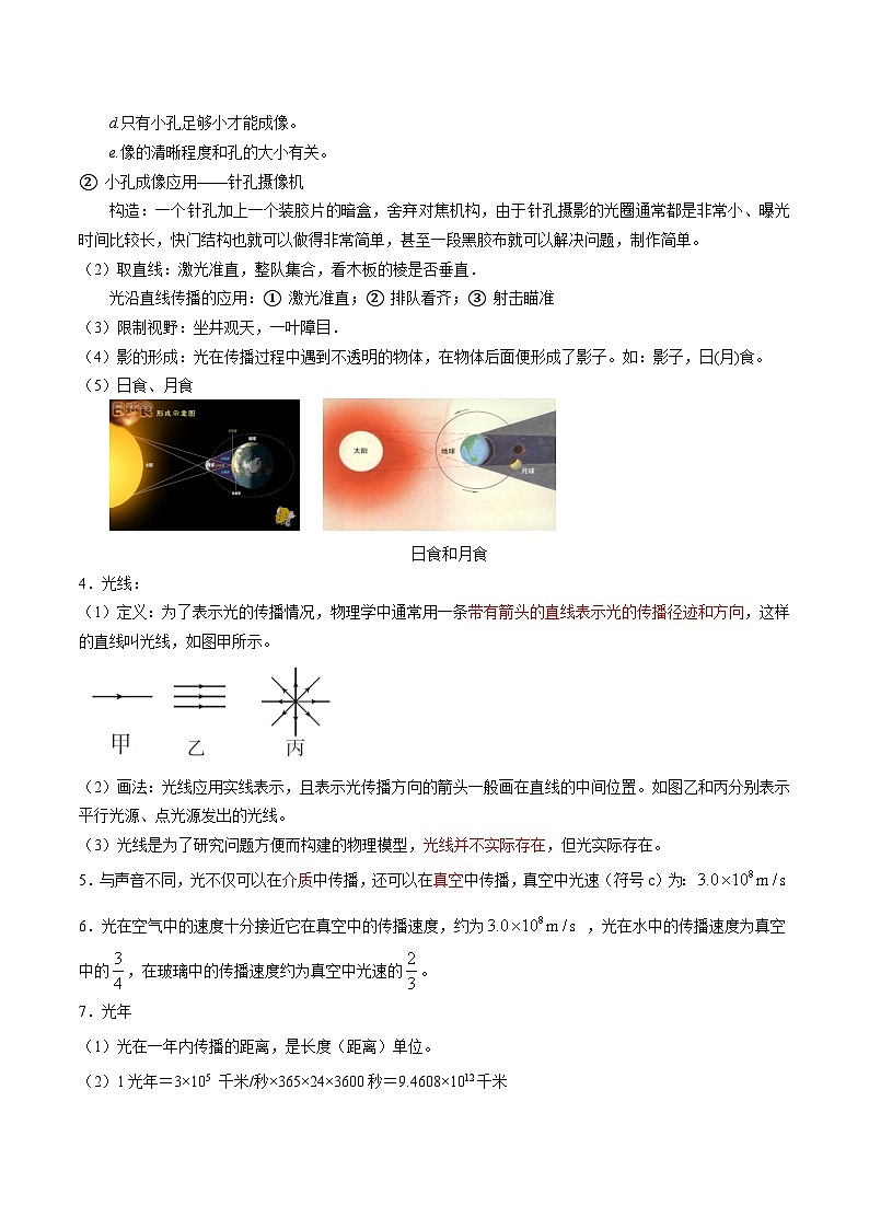 专题02　光现象【考点精讲】（解析版）第2页