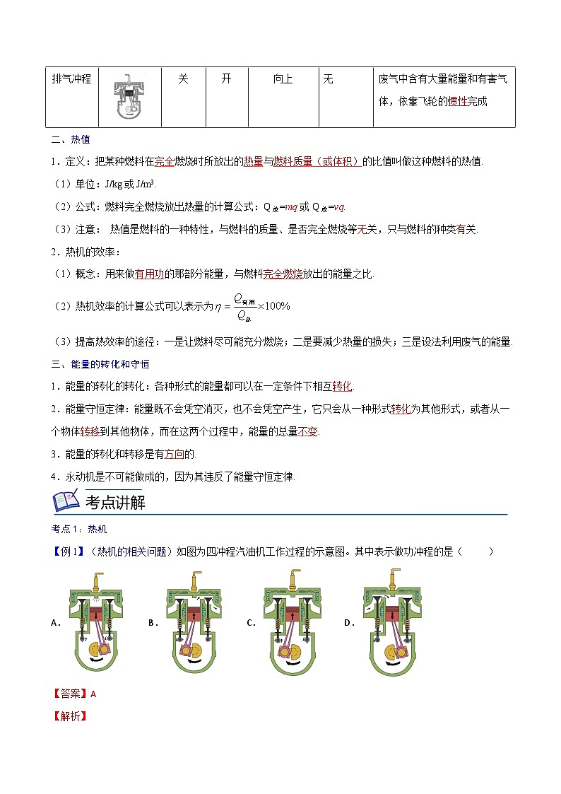 专题14  能量的利用【考点精讲】（解析版）第2页