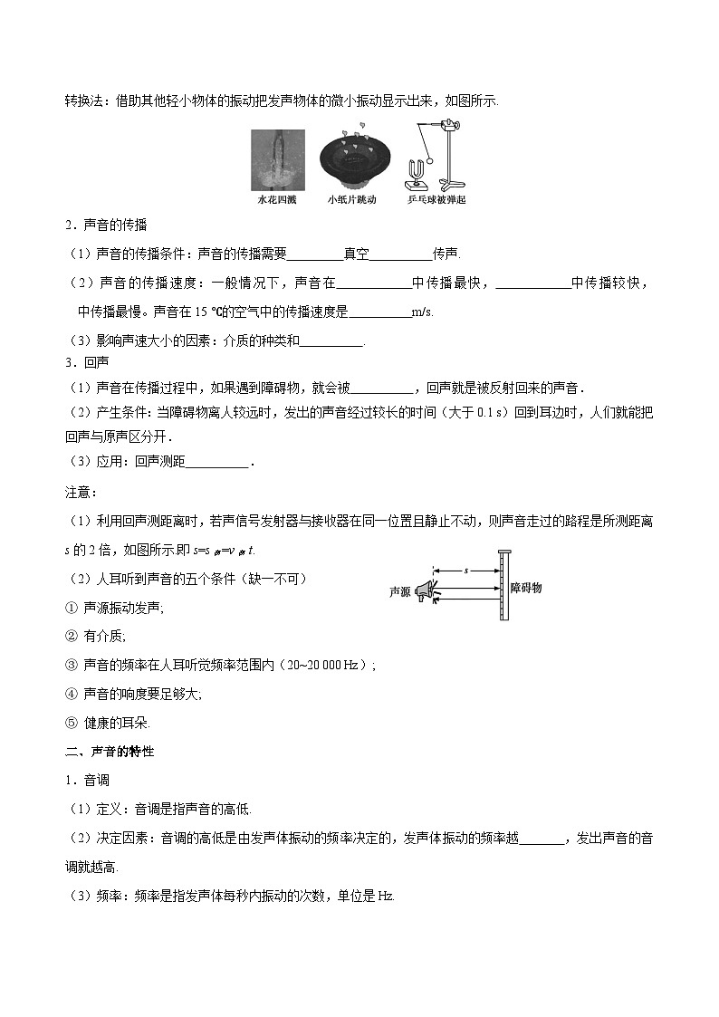 专题01  声现象【考点精讲】（原卷版）第2页