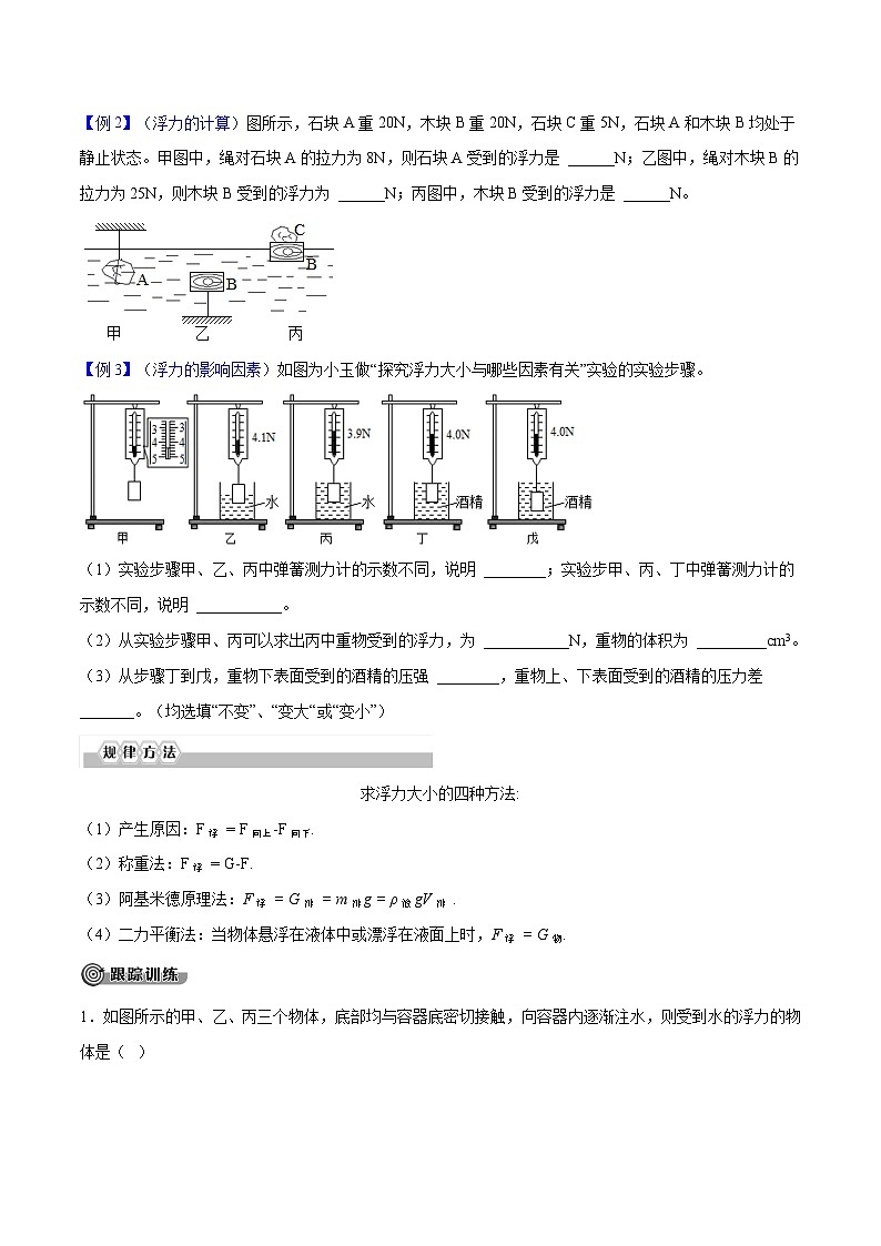 专题10  浮力【考点精讲】（原卷版）第3页