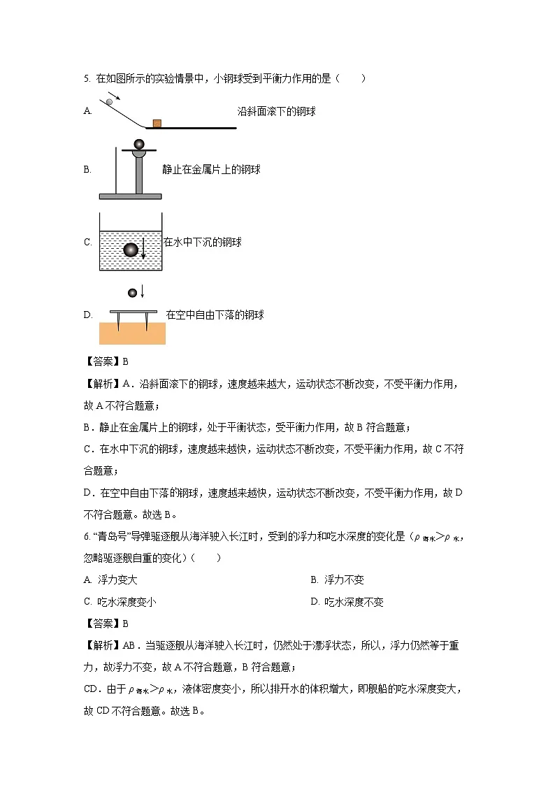 2025年广东省东莞市南城区中考三模物理试卷（解析版）第3页