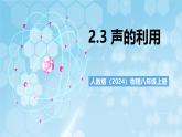 人教版（2024）物理八上2.3《 聲的利用》課件+教案+分層練習(xí)+導(dǎo)學(xué)案