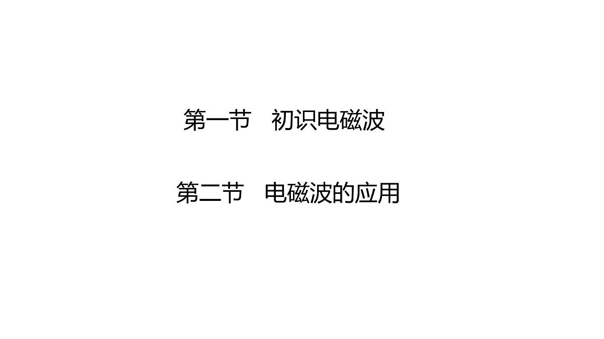 20.1~20.2 初识电磁波 ~电磁波的应用 课件 -2025-2026学年物理沪科版九年级全一册第1页