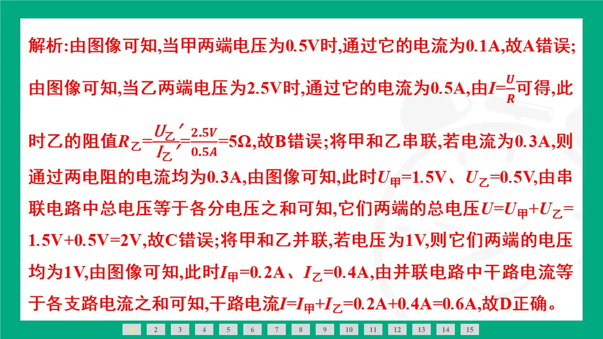 人教版物理九年级全一册第一十七章　欧姆定律 复习总结提升 课件 （含答案）第6页