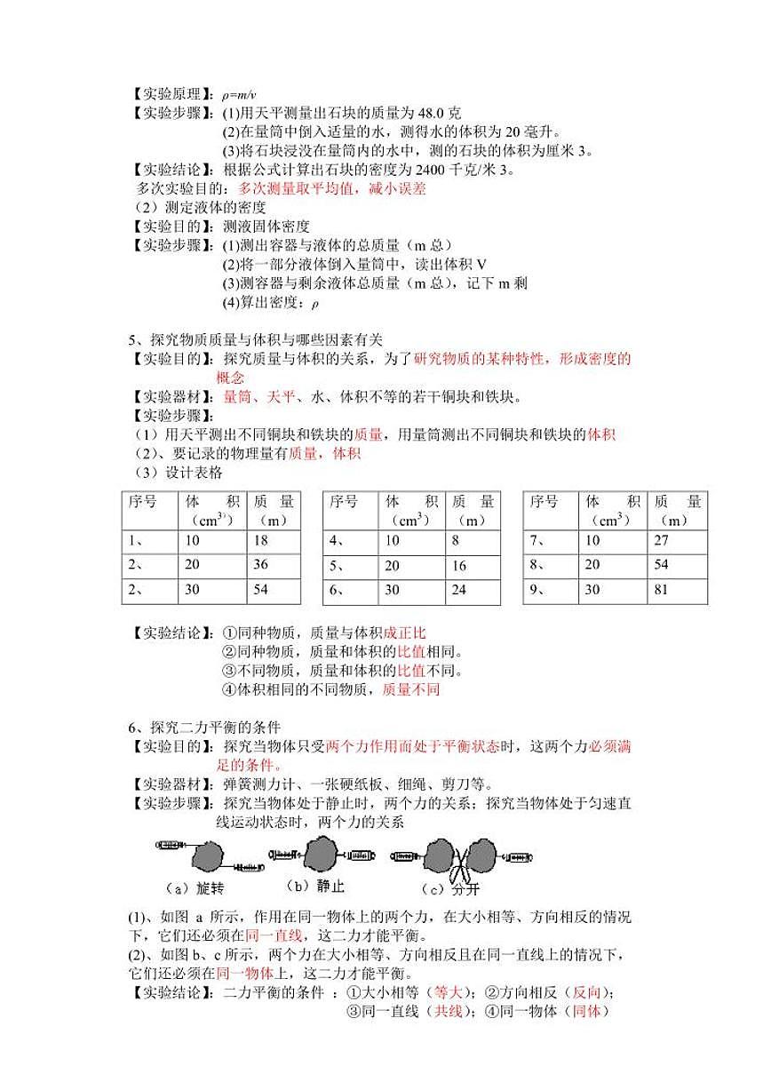 初中物理重要的15个实验知识点第2页