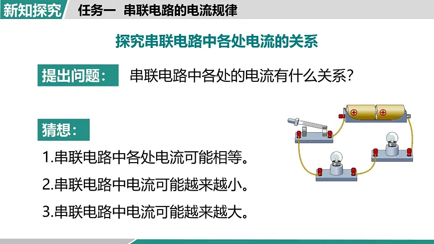 人教版物理九年级全一册15.5 串、并联电路中电流的规律-课件第5页