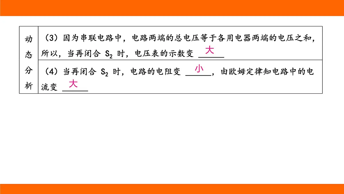2025-2026学年度北师大版物理九年级上册第一十二章 欧姆定律 专项集训 动态电路分析 课件 （含答案解析）第5页