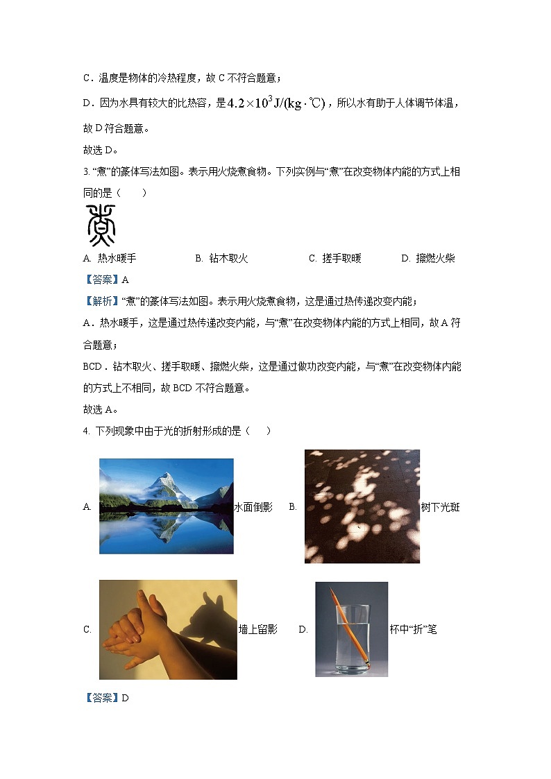 2025年湖南省中考模拟物理试题（解析版）第2页