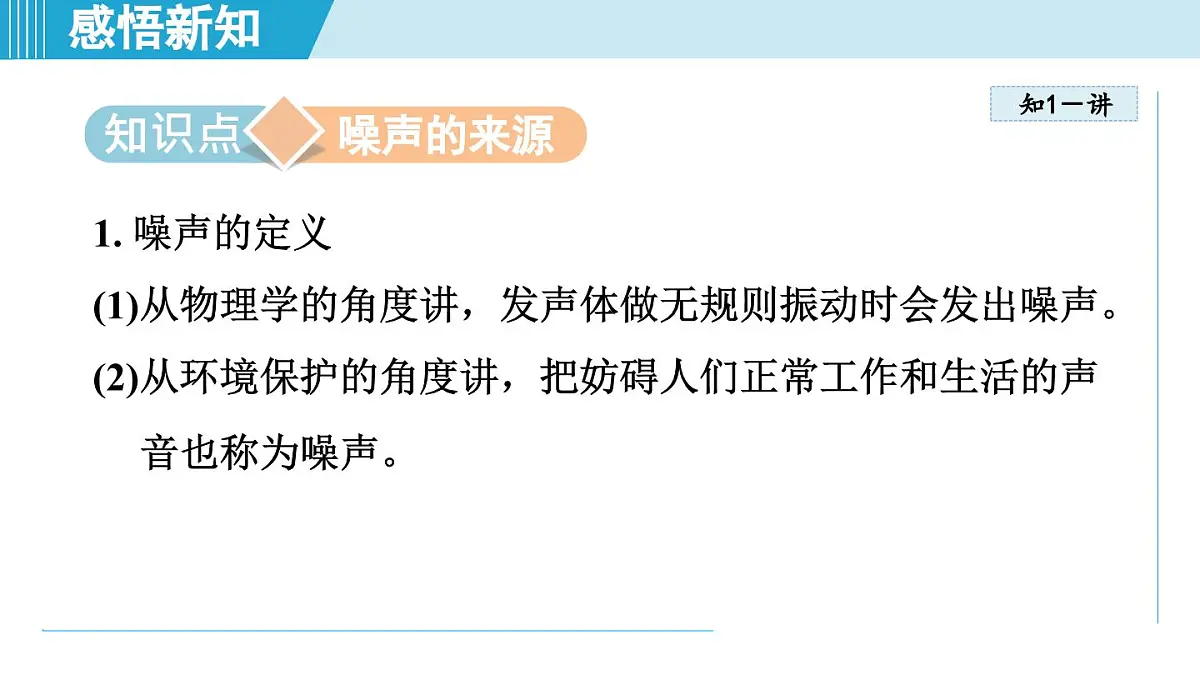 人教版八年级物理上册 2.4噪声的危害和控制（第二章 声现象 学习、上课课件）第3页