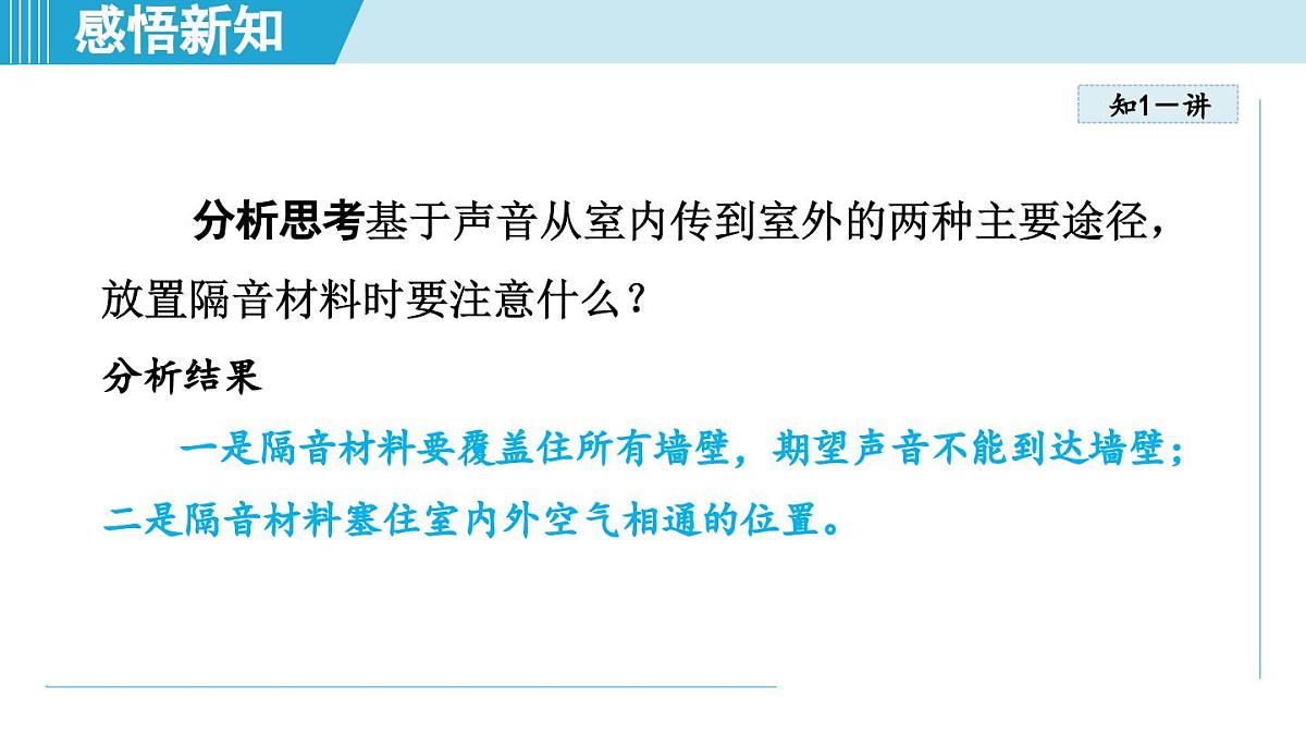 人教版八年级物理上册  2.5跨学科实践：制作隔音房间模型（第二章 声现象  学习、上课课件）第7页