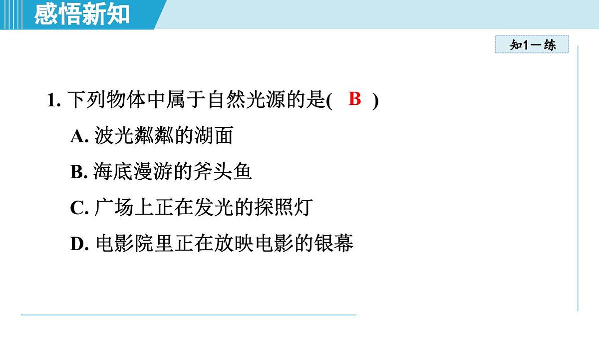 人教版八年级物理上册  4.1光的直线传播（第四章 光现象  学习、上课课件）第8页
