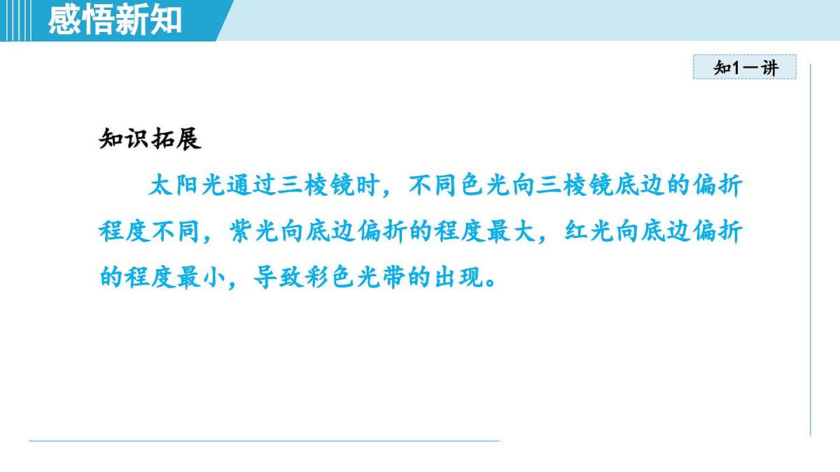 人教版八年级物理上册  4.5光的色散（第四章 光现象  学习、上课课件）第6页