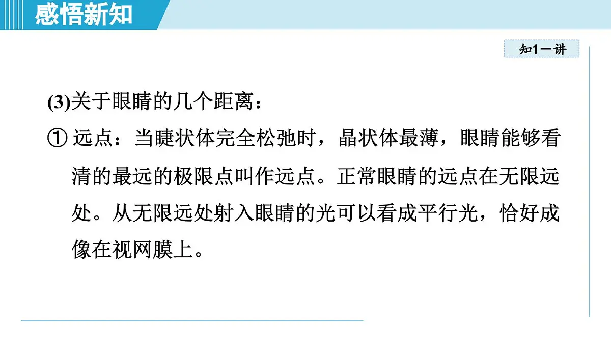 人教版八年级物理上册 5.4眼睛和眼镜（第五章 透镜及其应用 学习、上课课件）第6页