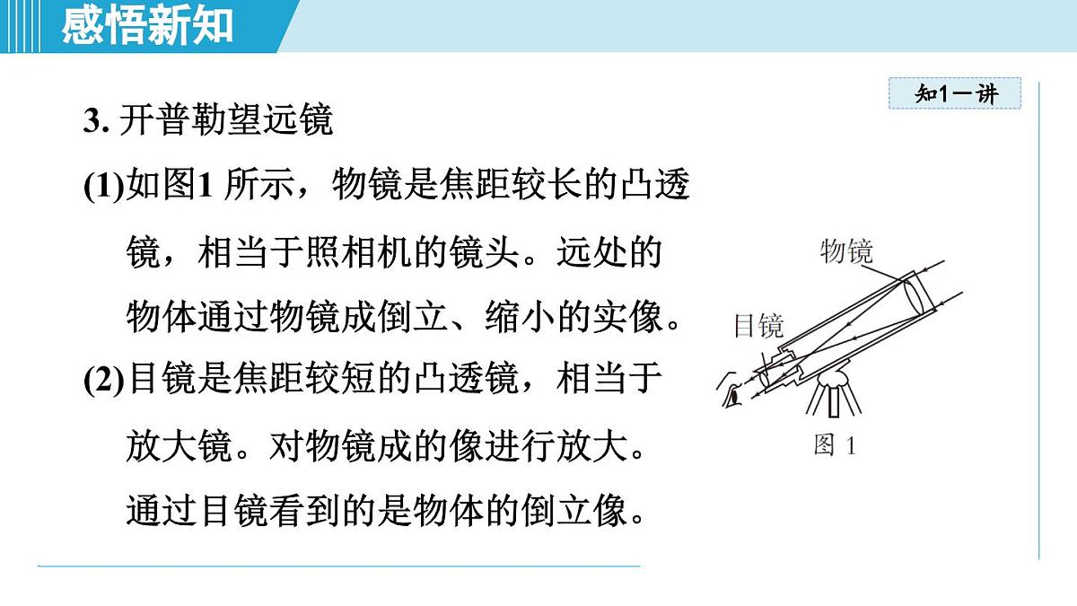 人教版八年级物理上册  5.5跨学科实践：制作望远镜（第五章 透镜及其应用  学习、上课课件）第4页
