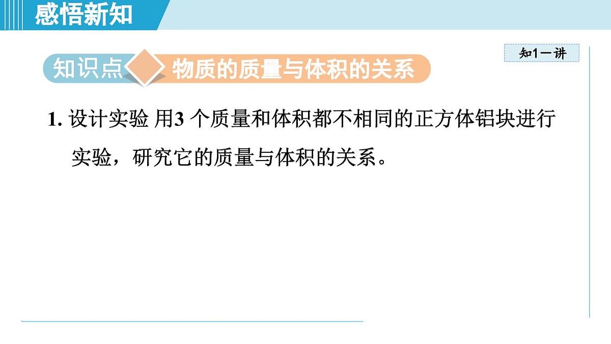 人教版八年级物理上册 6.2密度（第六章 质量与密度 学习、上课课件）第3页