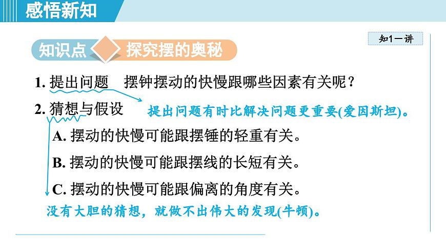 沪粤版八年级物理上册  1.4 尝试科学探究（第一章 走进物理世界  学习、上课课件）第3页