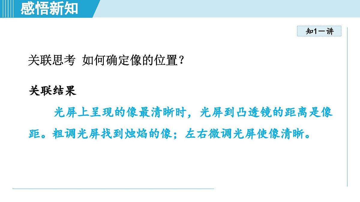 沪粤版八年级物理上册  3.6 凸透镜成像规律（第三章 光和眼睛  学习、上课课件）第8页
