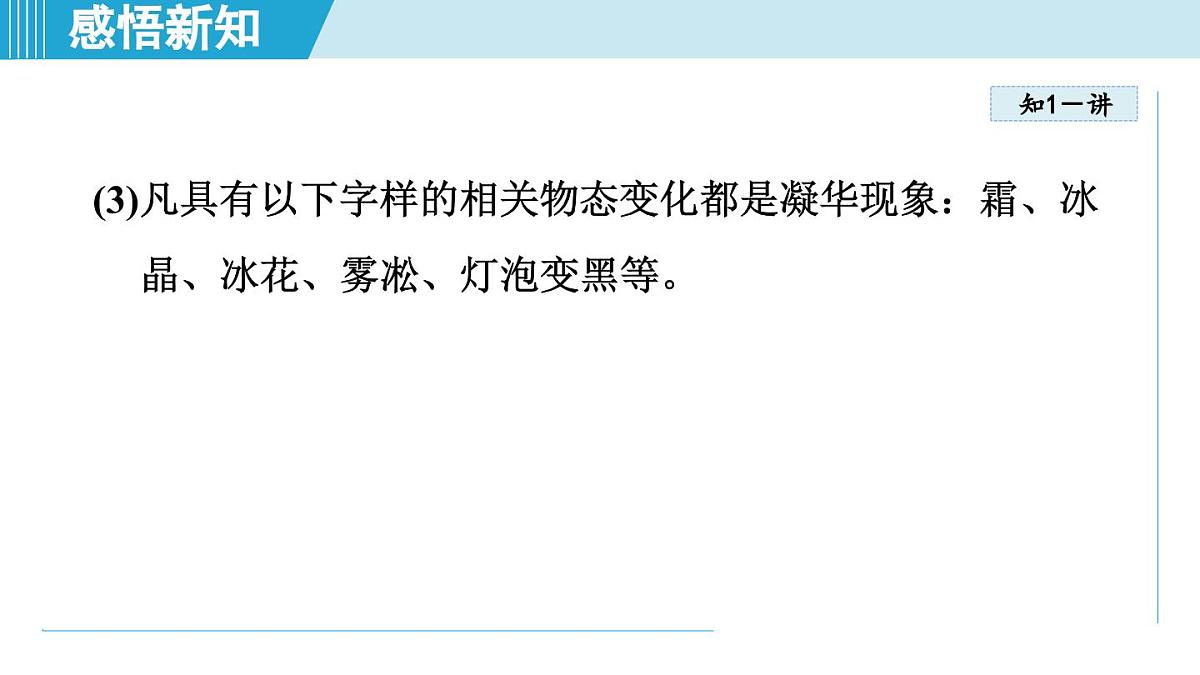 教科版八年级物理上册  5.4升华和凝华（第5章 物态变化  学习、上课课件）第7页