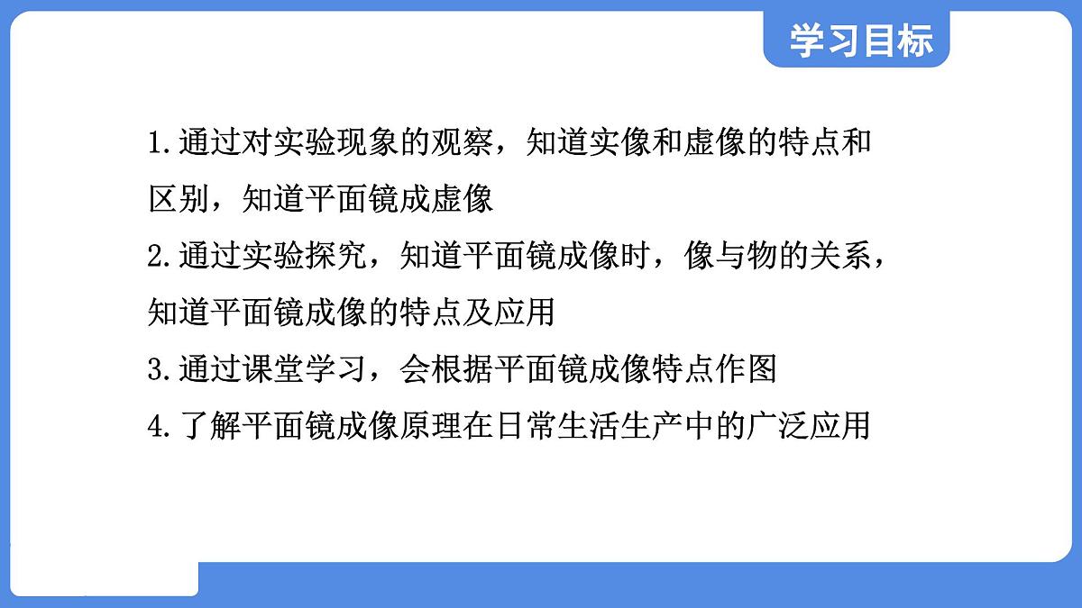 苏科版八年级物理上册  第二章 第三节 平面镜（学习、上课课件）第2页