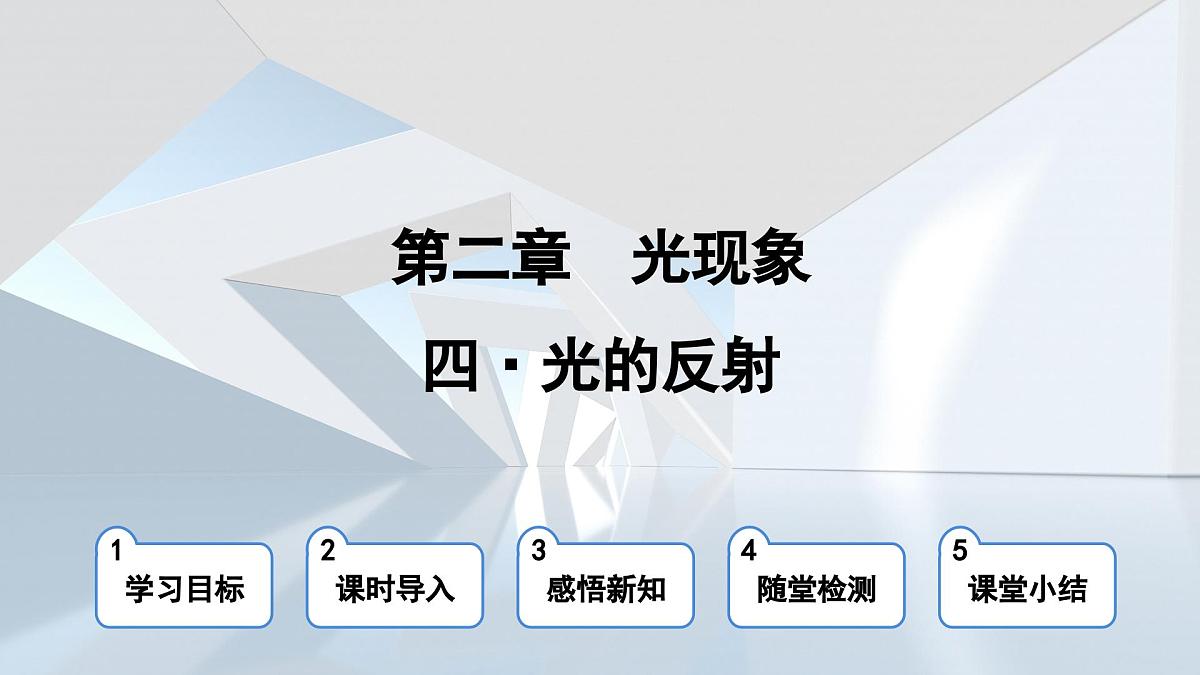 苏科版八年级物理上册  第二章 第四节 光的反射（学习、上课课件）第1页