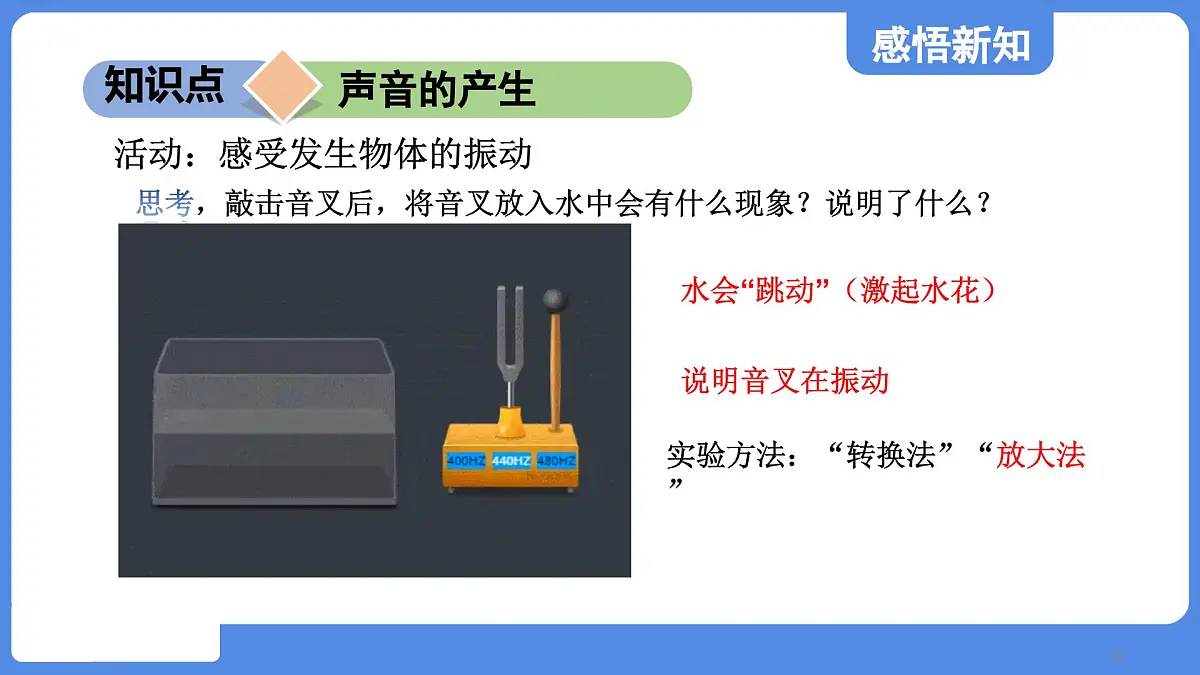苏科版八年级物理上册 第一章 第一节 声音是什么（学习、上课课件）第8页