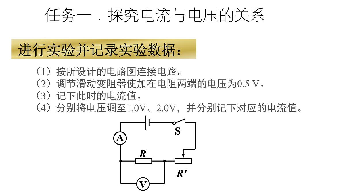 【教学课件】沪科版初中物理九年级全一册第16章第二节 探究：电流与电压、电阻的关系第5页