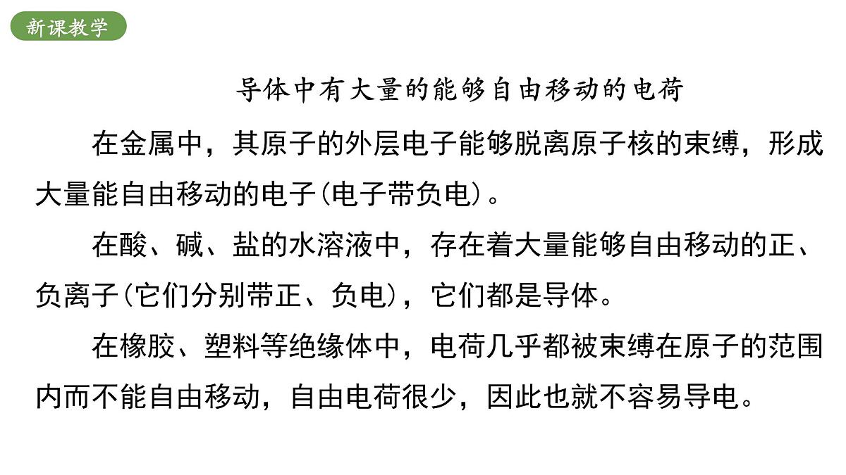 北师大版物理九年级全册 12.1《不同物质的导电性能》课件第8页