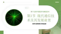 物理九年级全册（2024）第三节 现代通信技术及其发展前景精品ppt课件