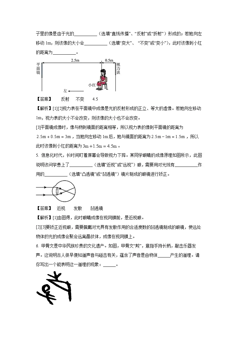 河南省驻马店市泌阳县2024-2025学年八年级上学期期末物理试卷（解析版）第2页