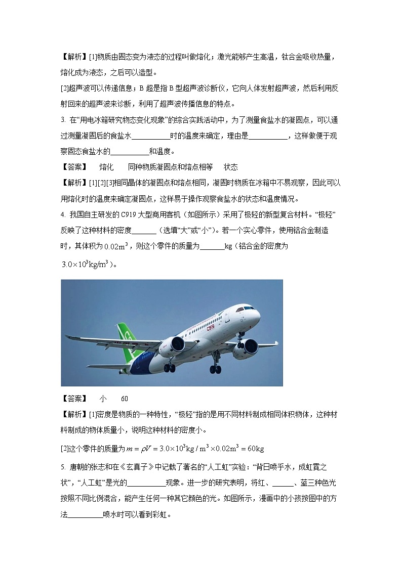 河南省漯河市舞阳县2024-2025学年八年级上学期期末考试物理试卷（解析版）第2页