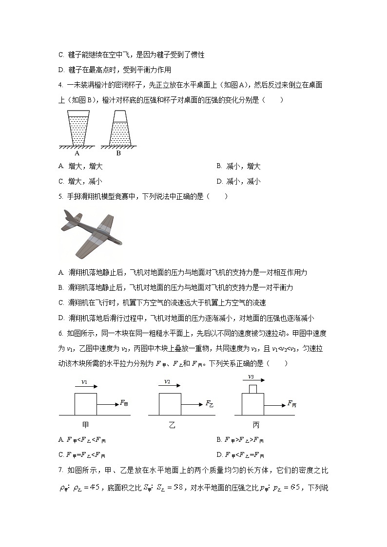 广东省深圳市南山区2024-2025学年八年级下学期期中物理试卷（学生版）第2页