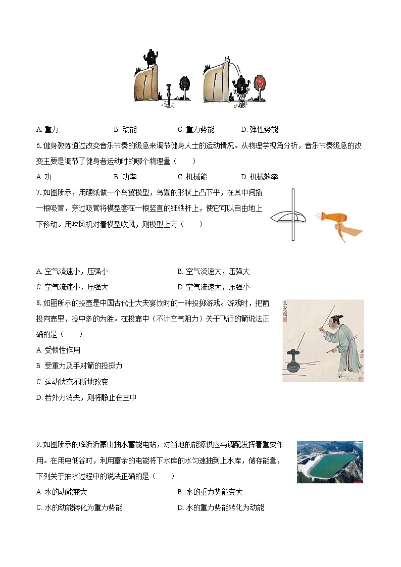 2024-2025学年山东省聊城市高唐县八年级（下）期末物理试卷-自定义类型第2页