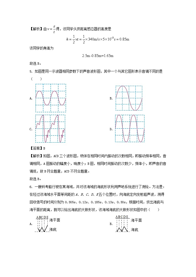江苏省常州市2023-2024学年八年级上学期月考物理试卷（解析版）第3页