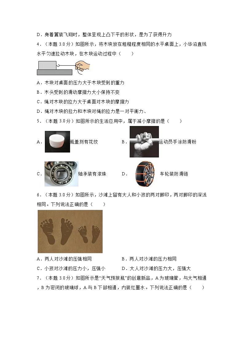 湖南省益阳市资阳区2023-2024学年八年级下学期7月期末物理试卷第2页