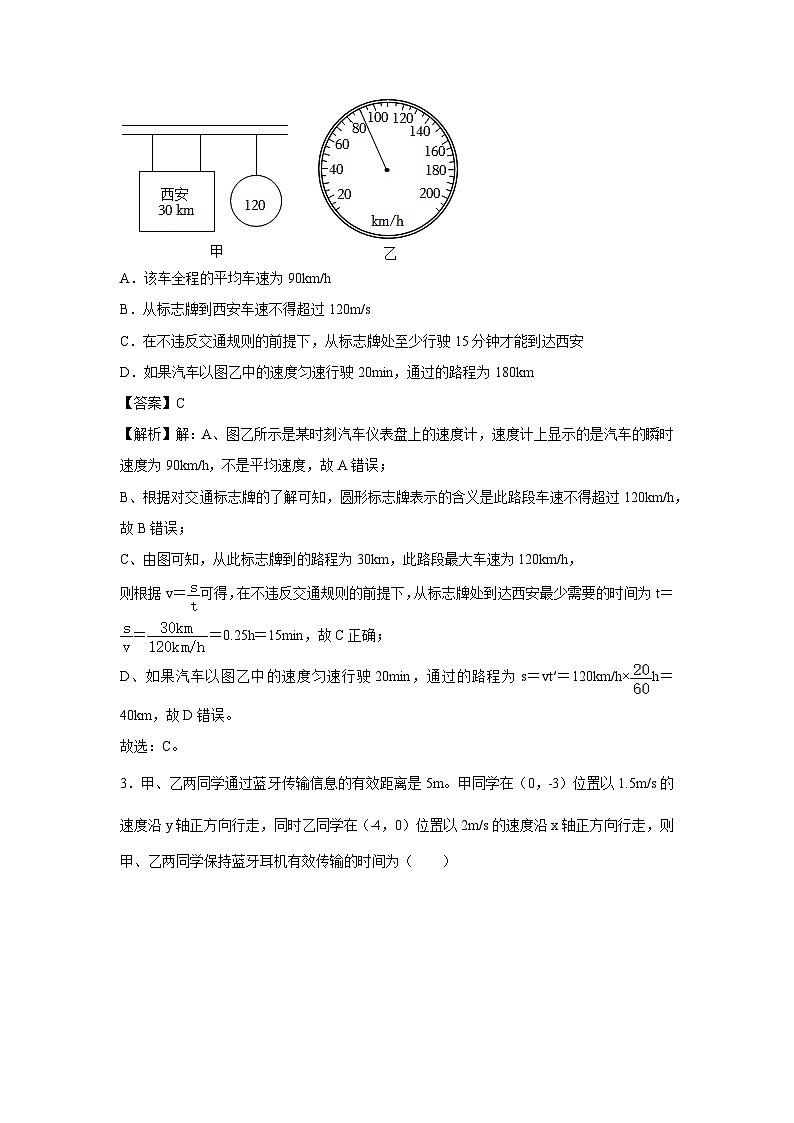 福建省宁德市福安市2022-2023学年八年级上学期期末物理试卷第2页