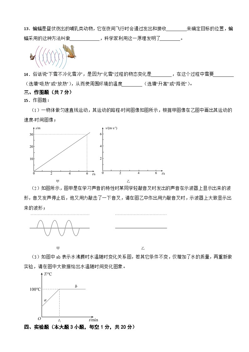广东省湛江市2025年八年级上学期期中调研测试物理试题附答案第3页