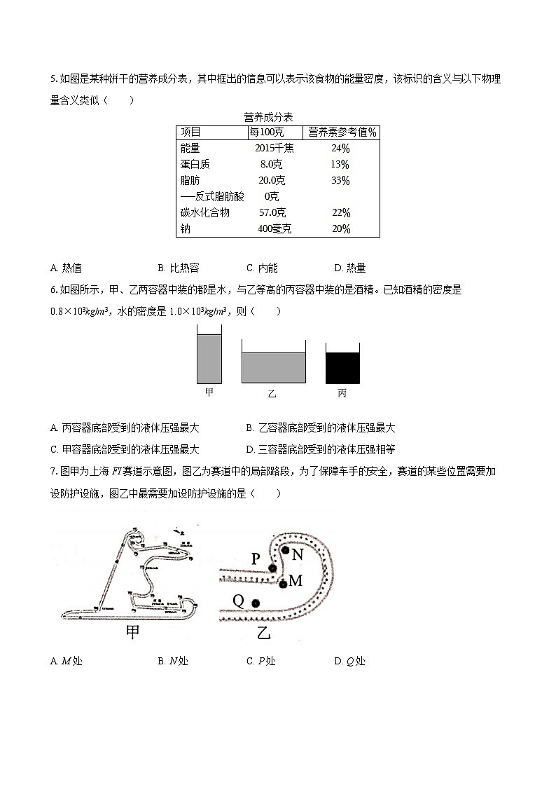 2025年山东省济南市育秀中学中考物理二模试卷-自定义类型 (1)第2页