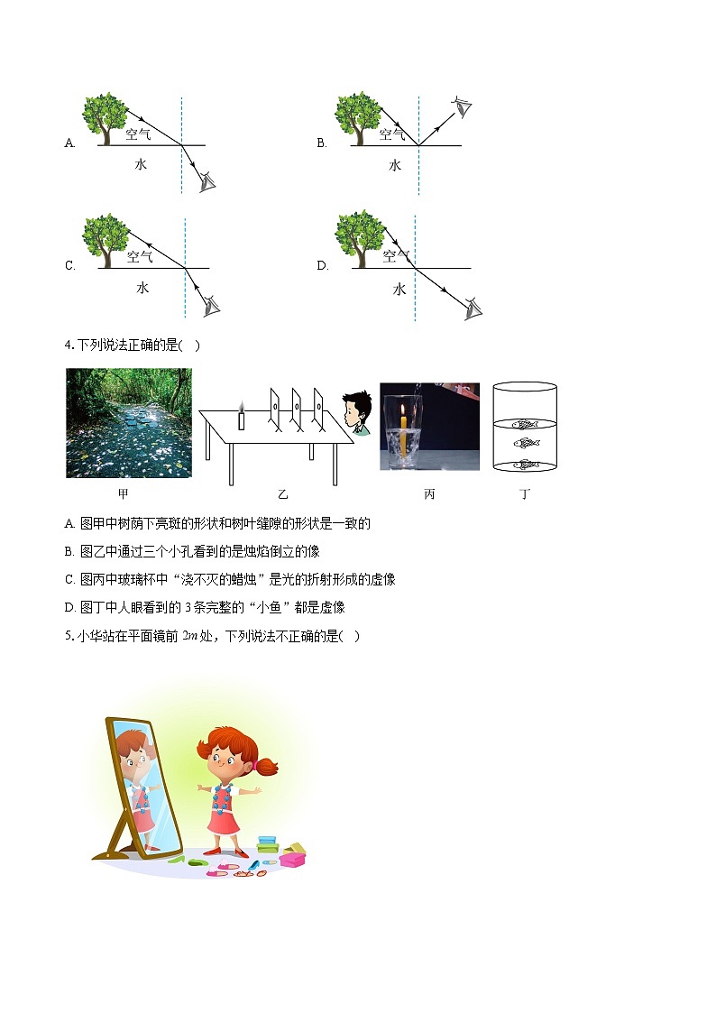 2025-2026学年江苏省南京市玄武区八年级（上）期中考试物理试卷第2页