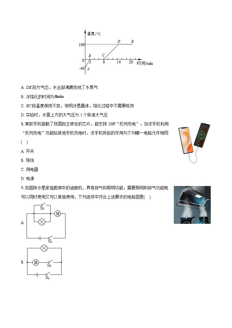 2025-2026学年福建省泉州实验中学九年级（上）期中物理试卷第2页