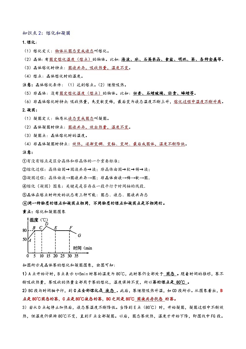 2026届中考物理一轮复习精讲精练专题3 物态变化（解析版）第3页